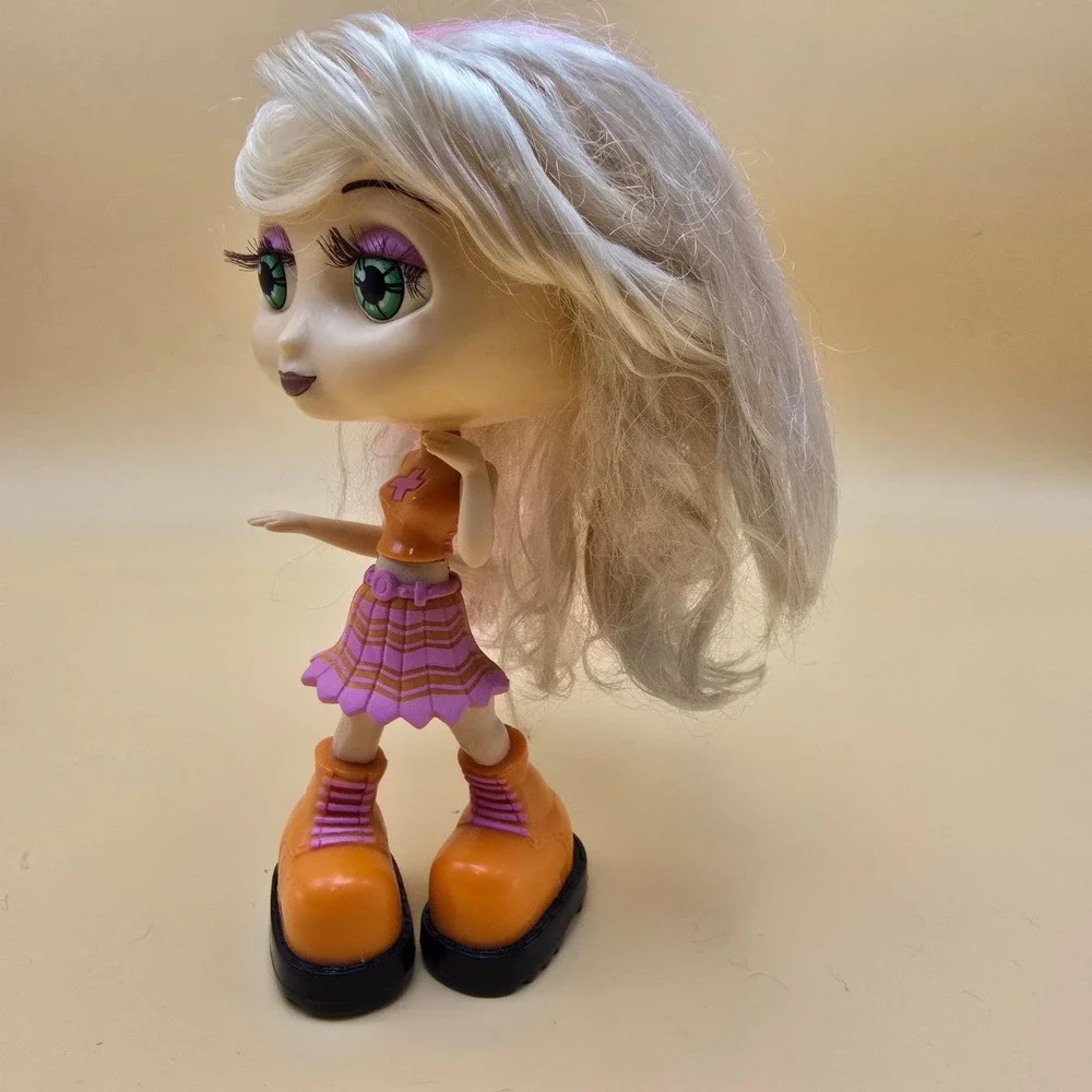 Vintage 1999‎ Mattel Doll Brat Diva Starz Pink Orange Outfit Boots